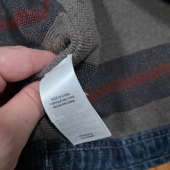 Lucky Brand x Yellowstone Denim Chore Sz Medium Jacket Lined Limited Edition - Picture 4 of 12